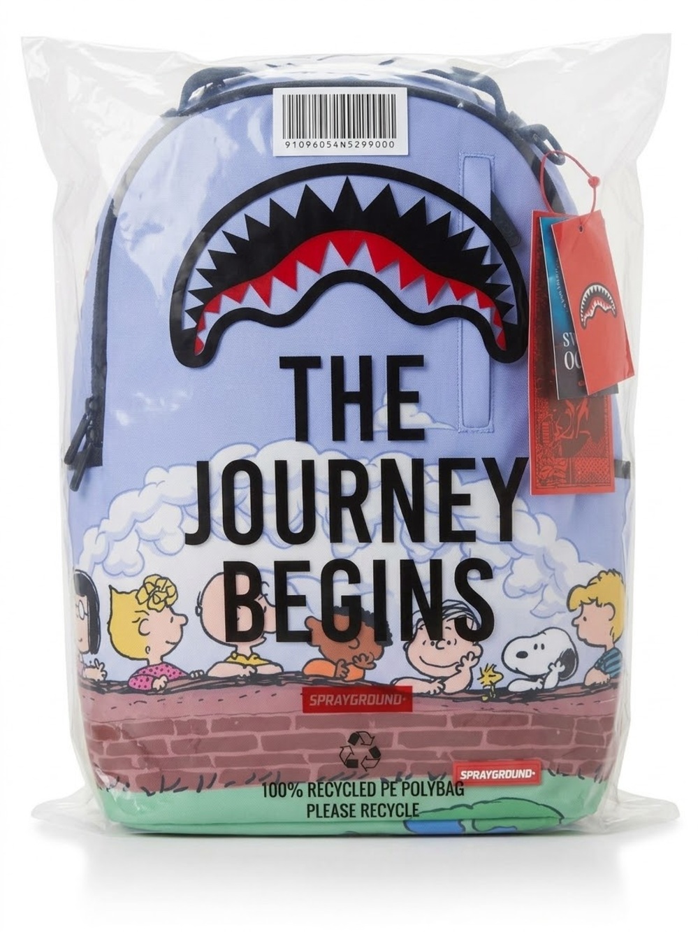 NWT Sprayground x Peanuts "The Journey Begins" Backpack